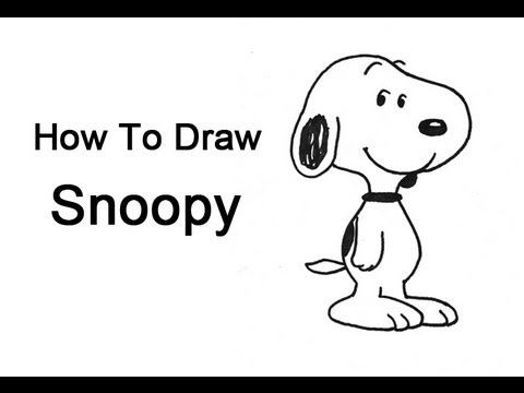 480x360 How To Draw Snoopy