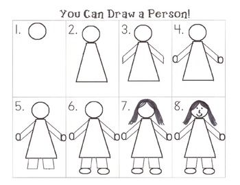 350x270 Stunning How To Draw A Person Step By Motor Skills Drawings
