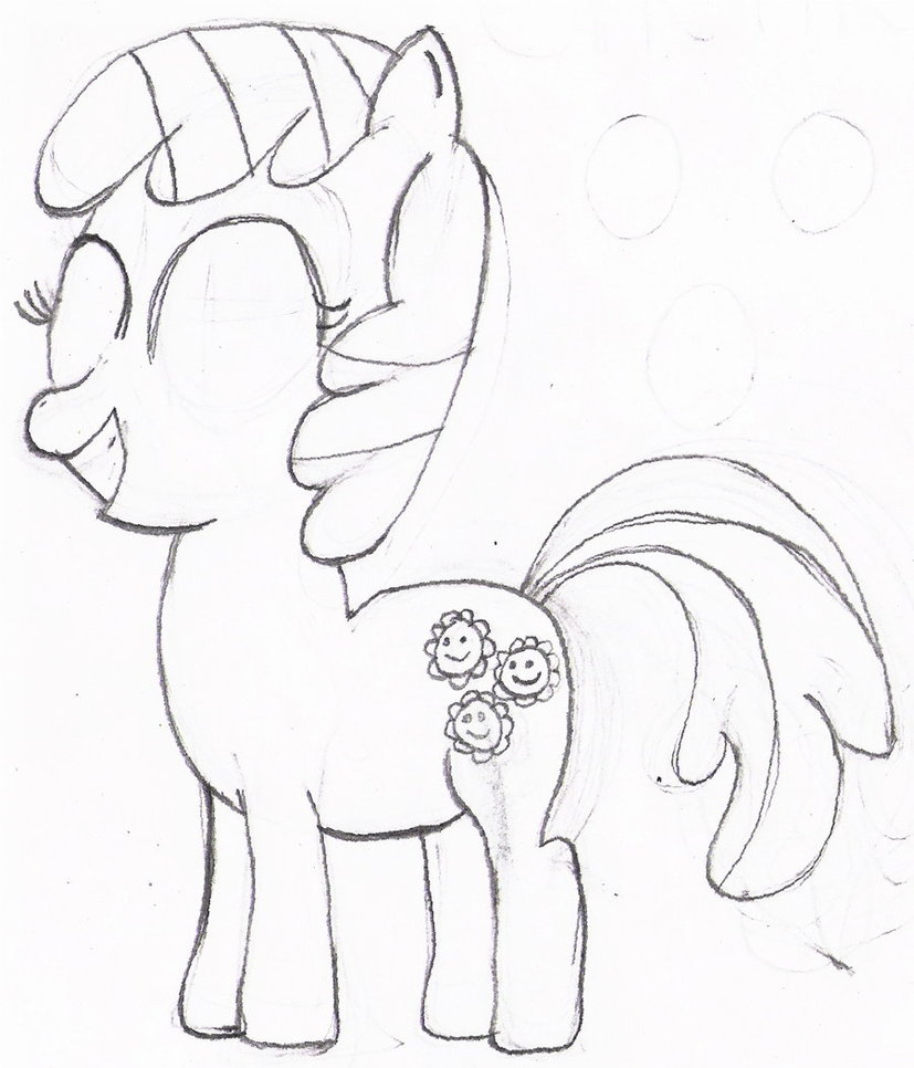 827x966 Cheerilee Hand Drawing By The Gypsy Bard