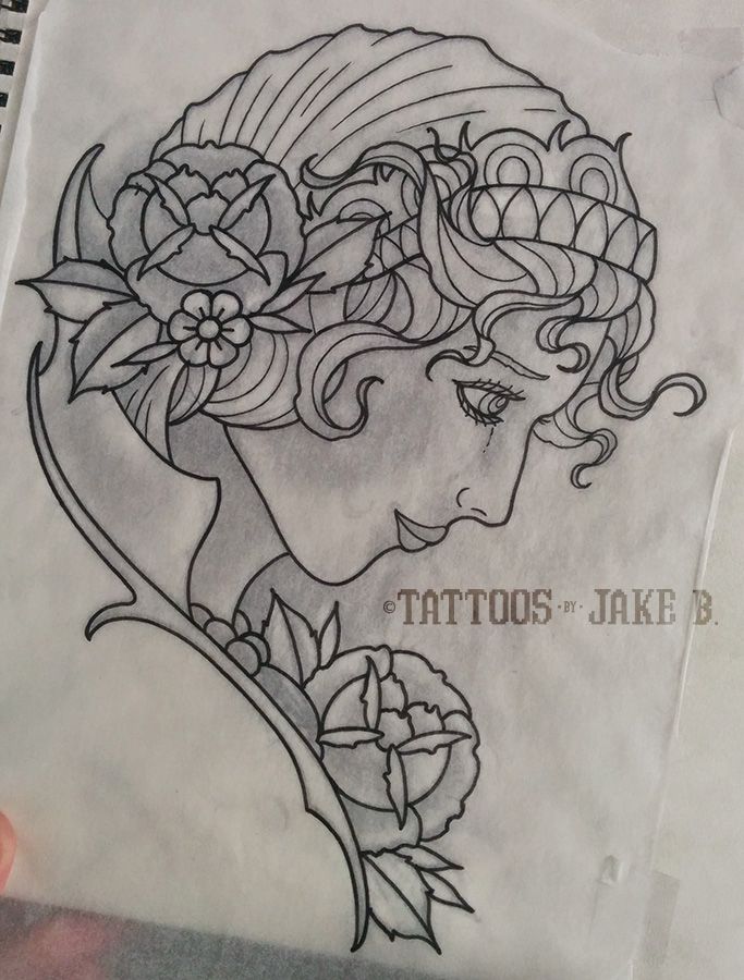 683x900 Gypsy Gal Lady Head