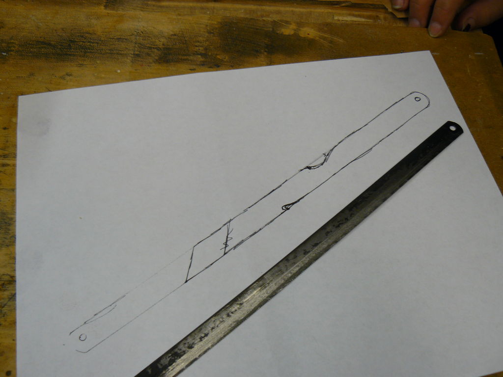 1024x768 Make A Knife Out Of An Old Hacksaw Blade 7 Steps (With Pictures)