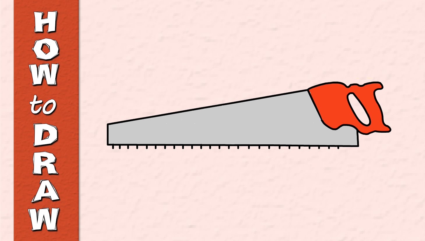 1459x830 Kids Drawing Tutorial How To Draw A Hacksaw Drawings For Kids