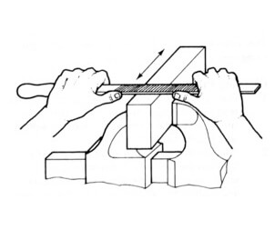302x253 Filing It How To Use A Hand File Disher