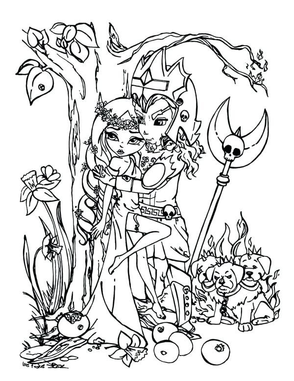 600x777 Hades Coloring Page Drawing Manga Of And Coloring Page Greek God