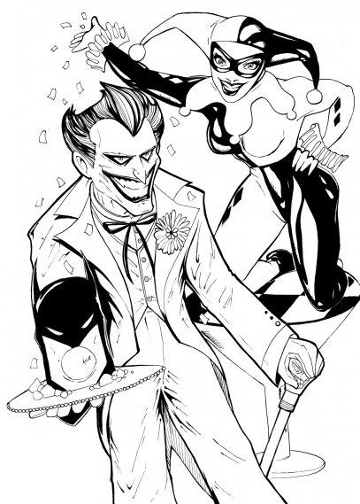 407x569 Joker And Harley