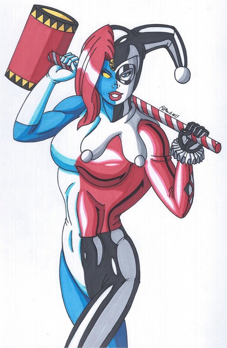 723x1106 Mystique Change Of Face Harley Quinn By Robertmacquarrie1