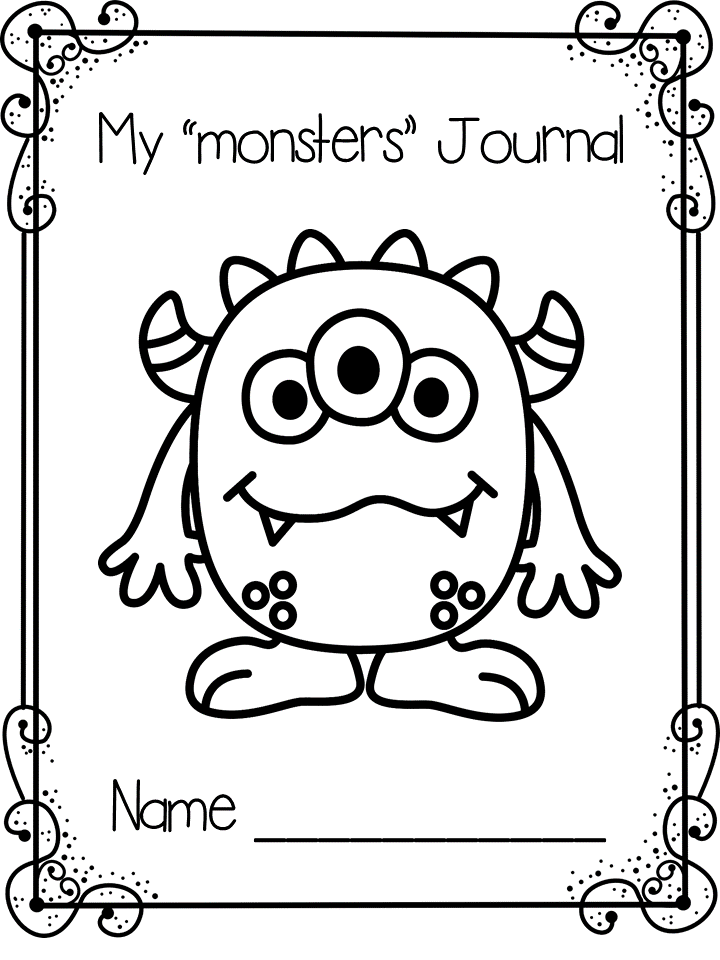 720x960 Monster Themed Journal Prompts And Story Starters (Perfect