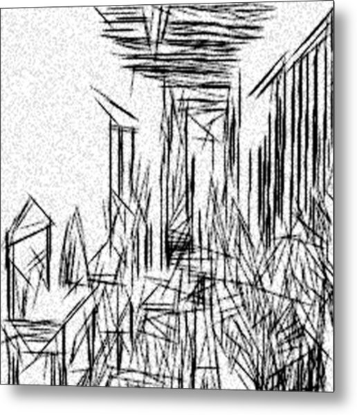 516x600 Hallway Of Distortion Drawing By Jonathan Harnisch