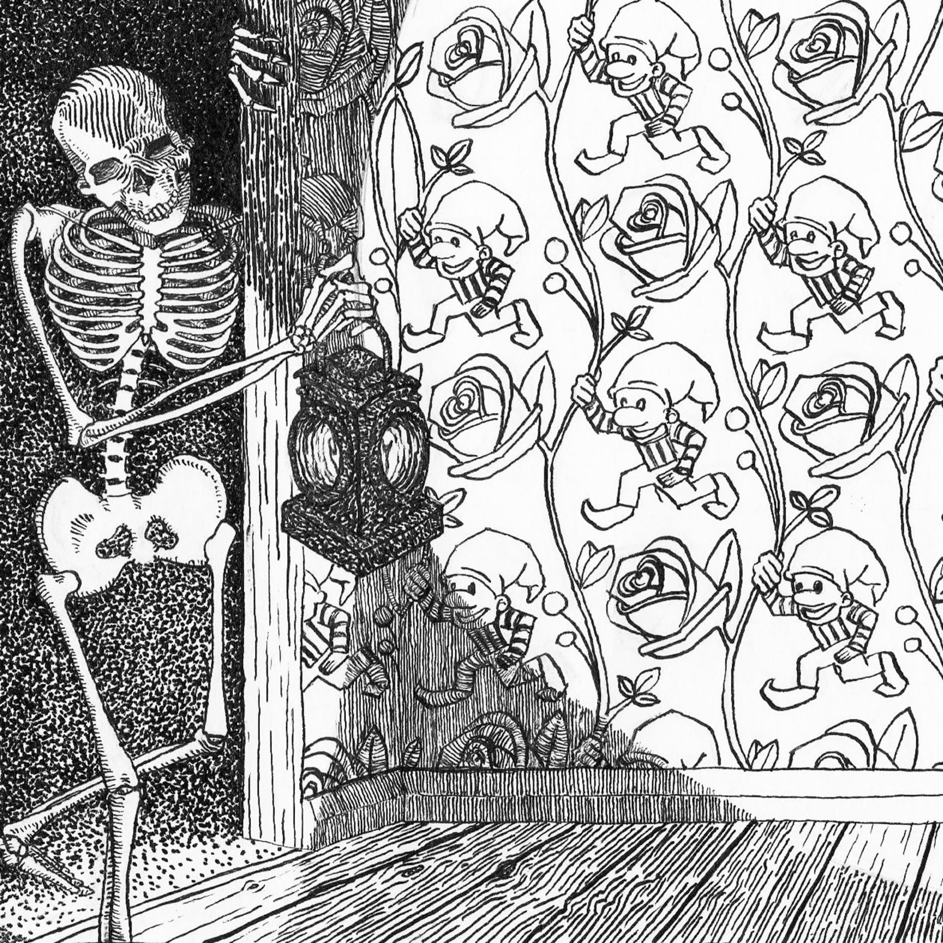 1920x1920 Saatchi Art The Hallway Drawing By Stephen Carder