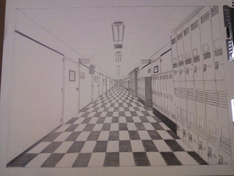 800x600 Hallway Drawing By 9 Angel Eyes
