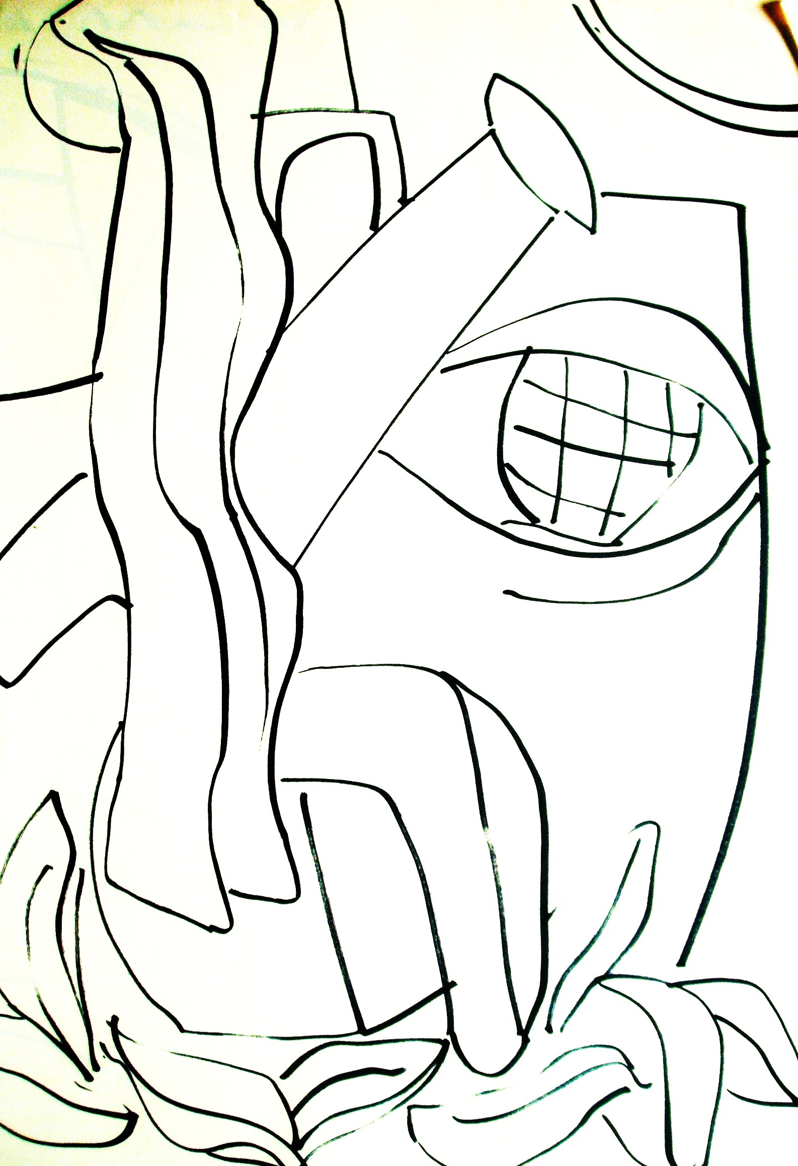 1586x2317 Line Drawings With A Fat Marker Pen 2010 Headland