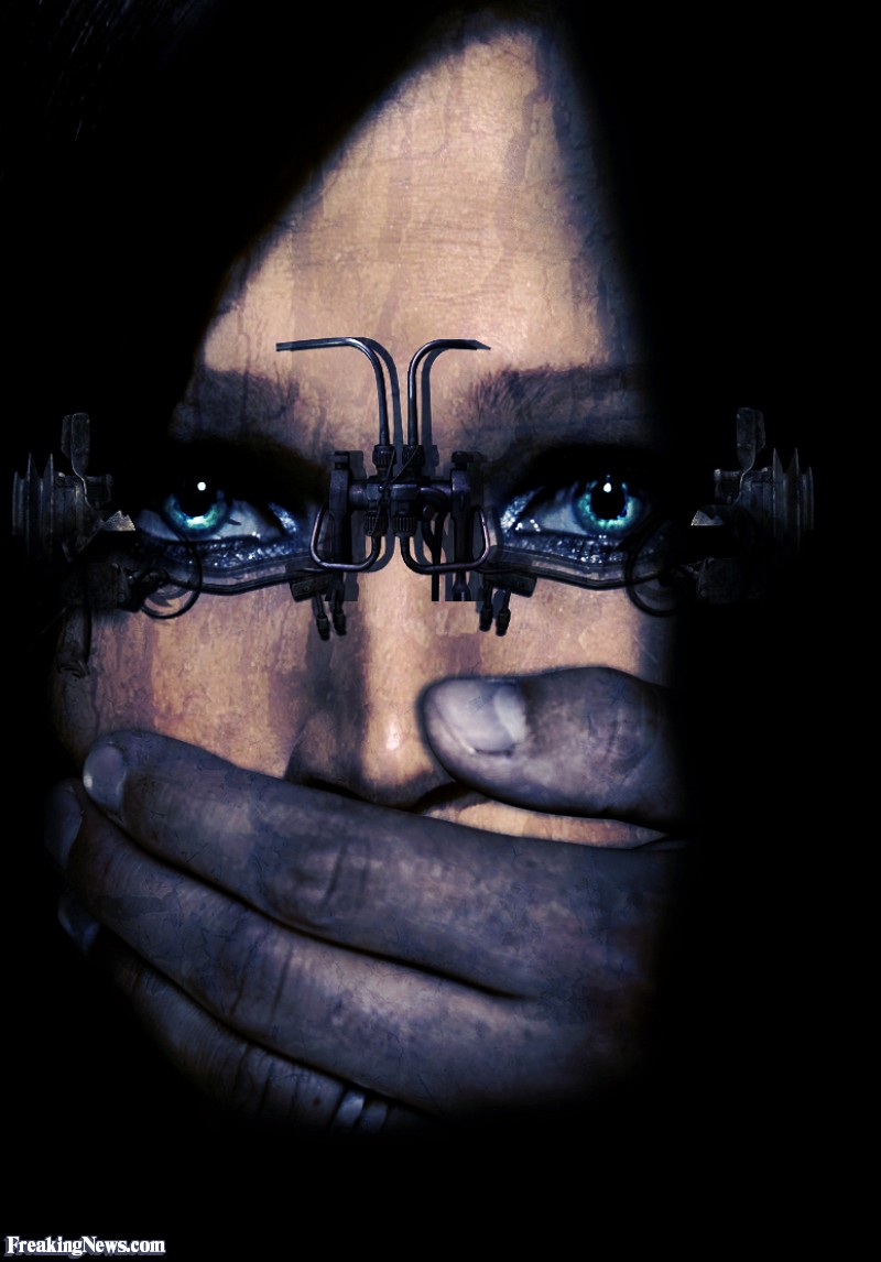 800x1146 Man's Hand Over Woman's Mouth Pictures