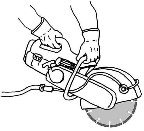 500x453 How To Cut Off With A Diamond Saw On A Petrol Saw