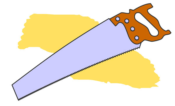 600x364 Clip Art Drawing Of A Hand Saw Clipart Panda
