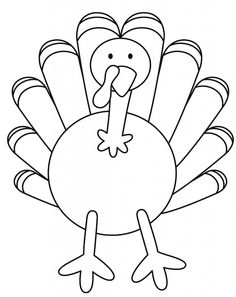 Hand Turkey Drawing Template at GetDrawings | Free download