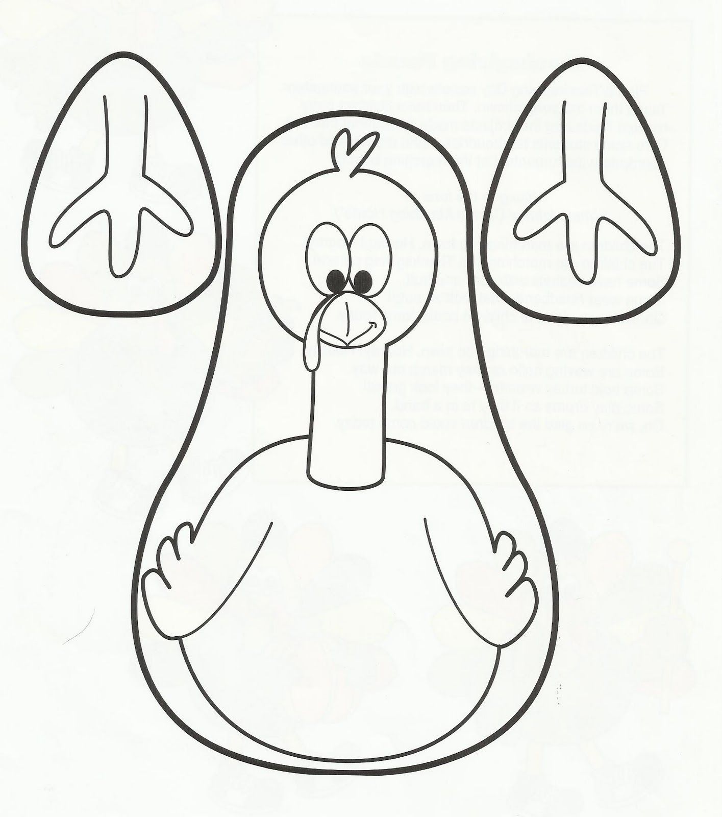 1415x1600 Turkeytemplate.jpg Pixels Work