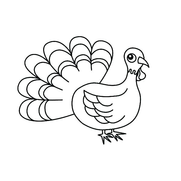 600x600 Hand Turkey Drawing Templates Happy Thanksgiving Hand Turkey