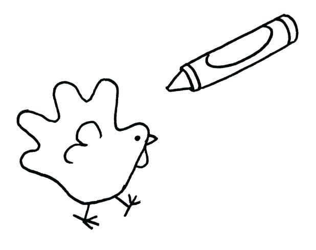 618x489 Outline Of Turkey Turkey Outline For Coloring Printable Turkey