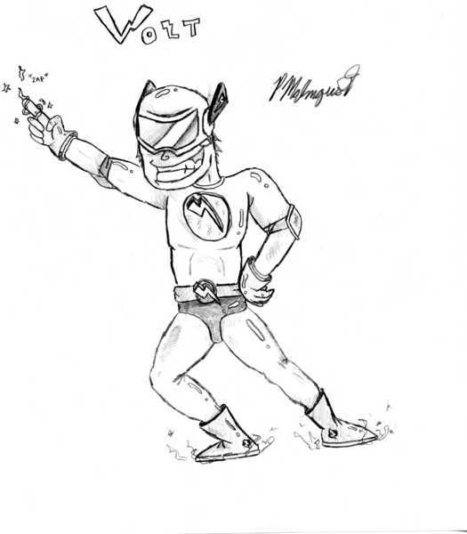 525x600 Super Hero Drawings