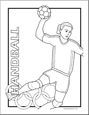 304x392 Coloring Page Summer Olympics