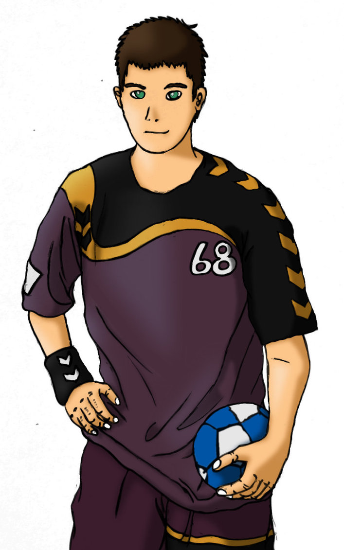 707x1131 Handball Player By Bybzee