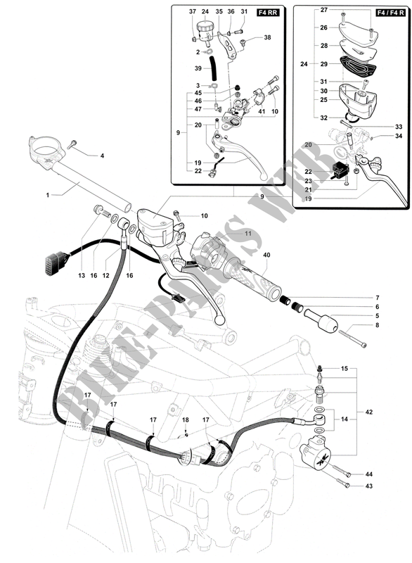 586x800 Left Handlebar F4 Rr 2013 F4 Mvagusta Motorcycle