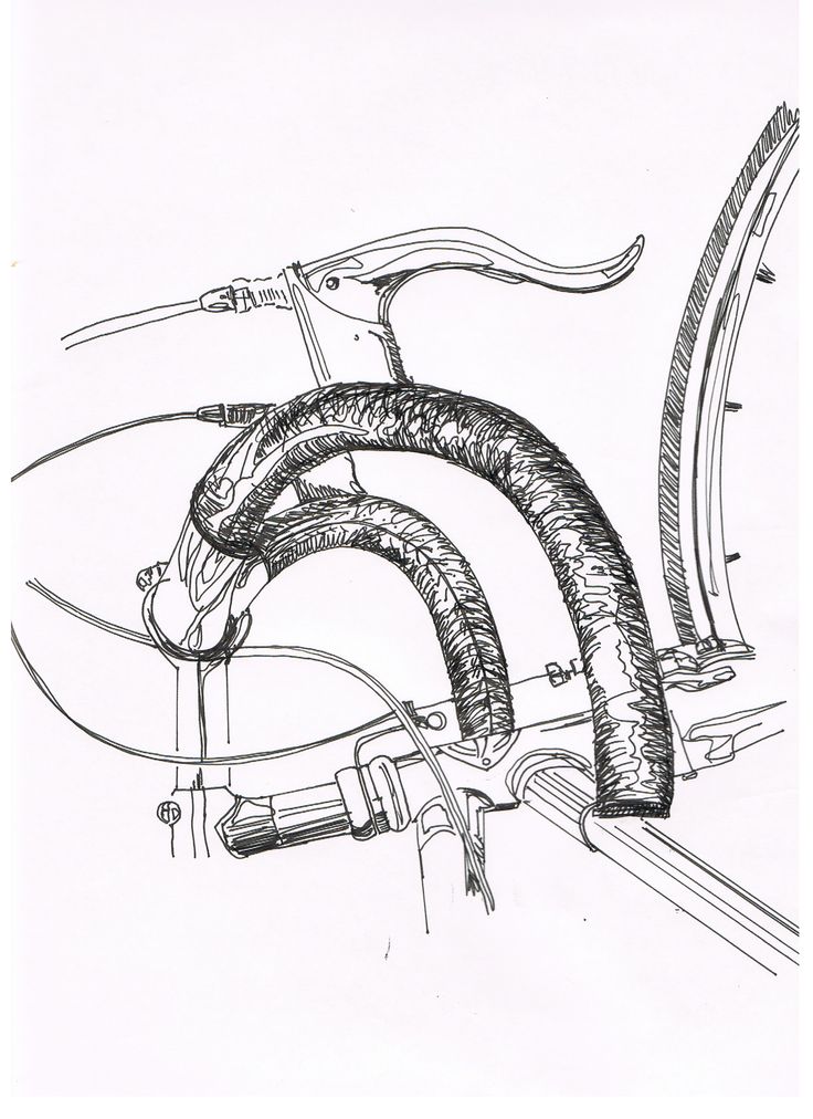 Handlebar Drawing at GetDrawings | Free download