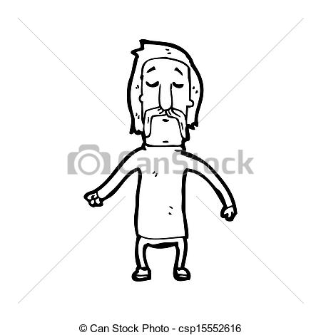 450x470 Cartoon Blond Man With Handlebar Mustache Clipart