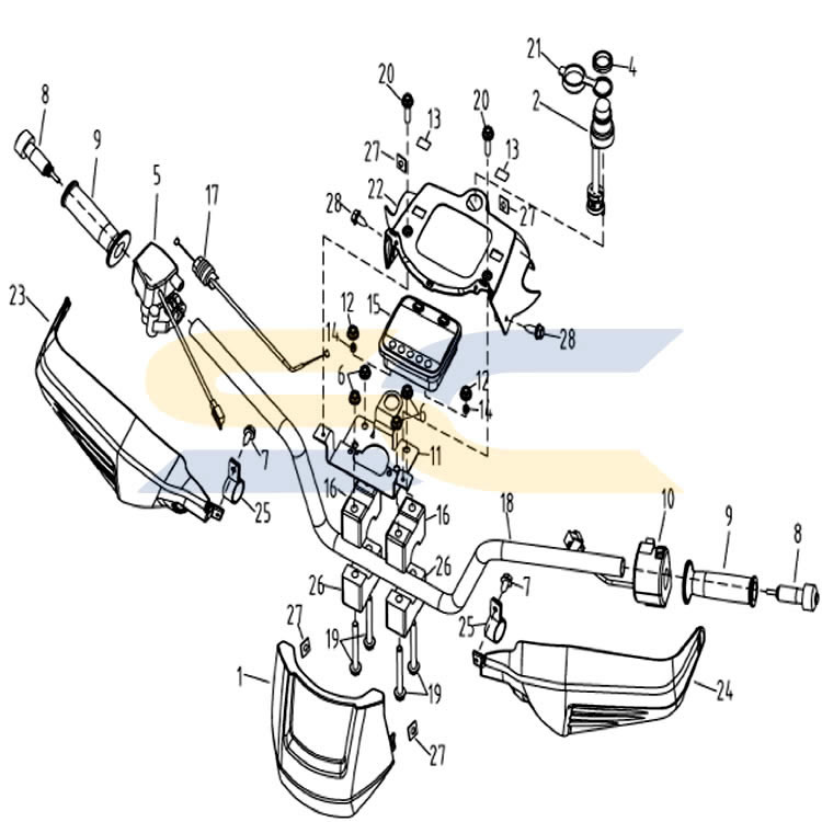 750x750 Lh 400d Handle Bar