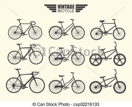 450x367 Vector Set Of Bicycle. Vectors