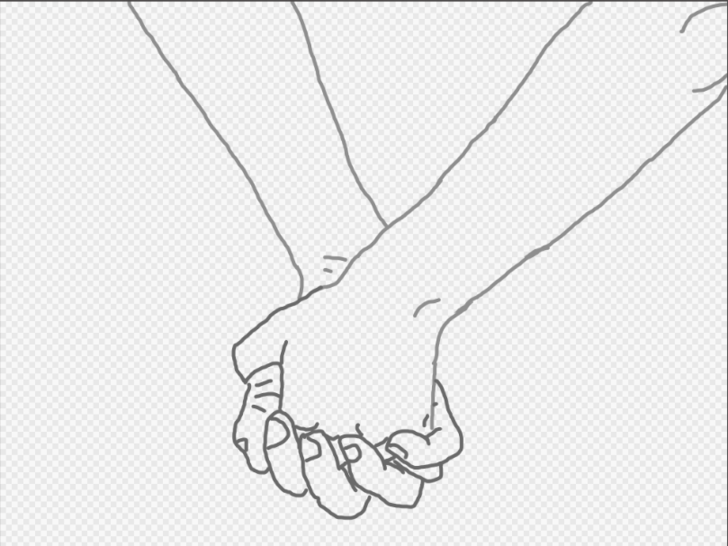 728x546 4 Ways To Draw A Couple Holding Hands