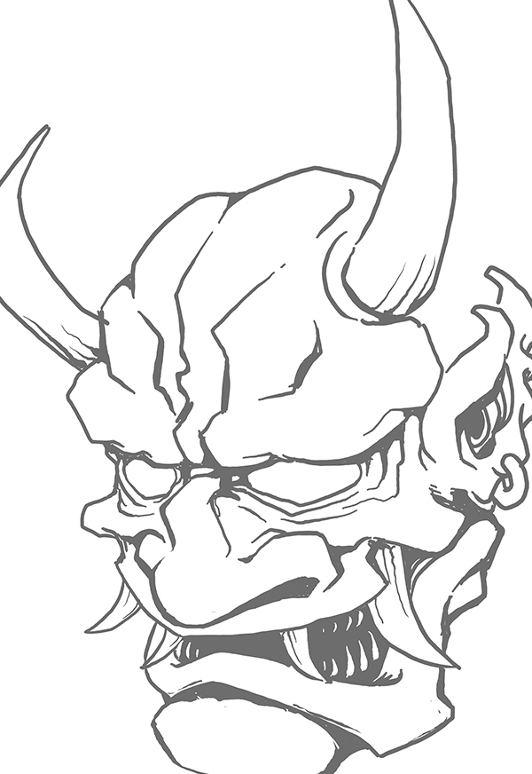 600x872 Study Hannya Mask On Behance