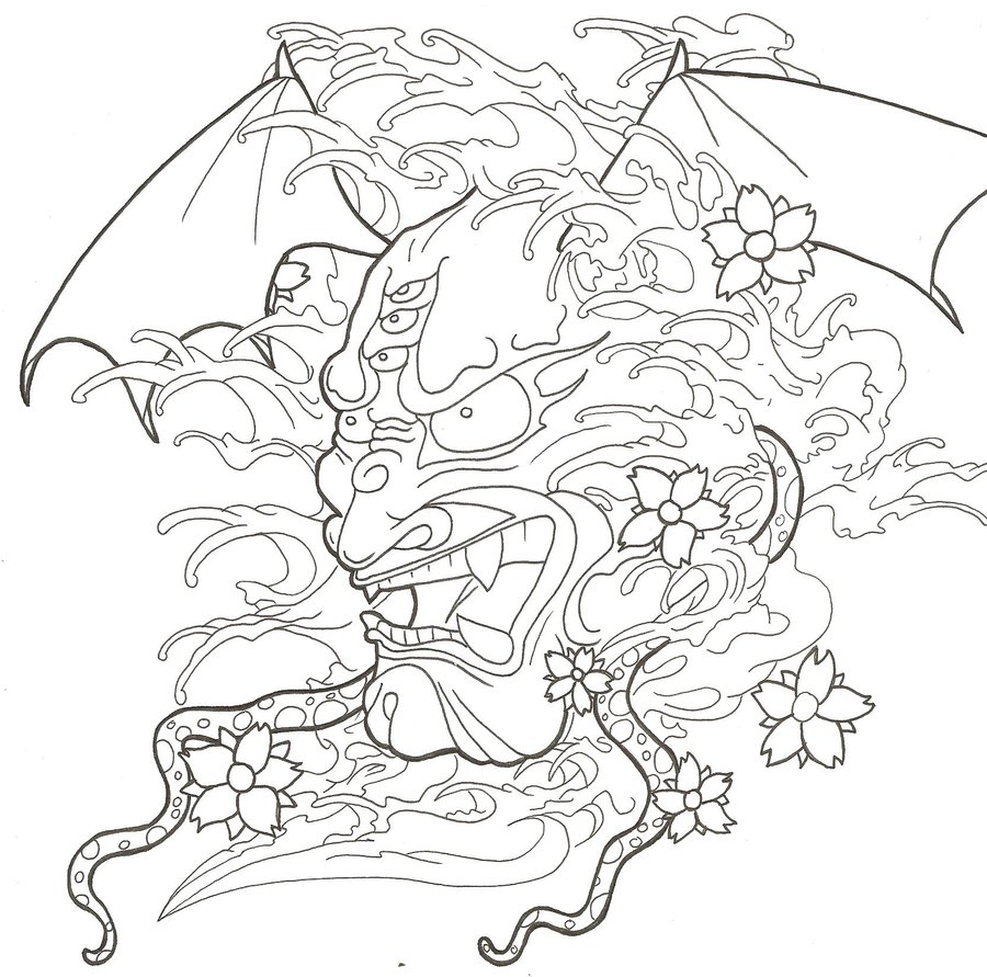 900x891 Amusing Japanese Mask Drawing At Getdrawings Free For Personal