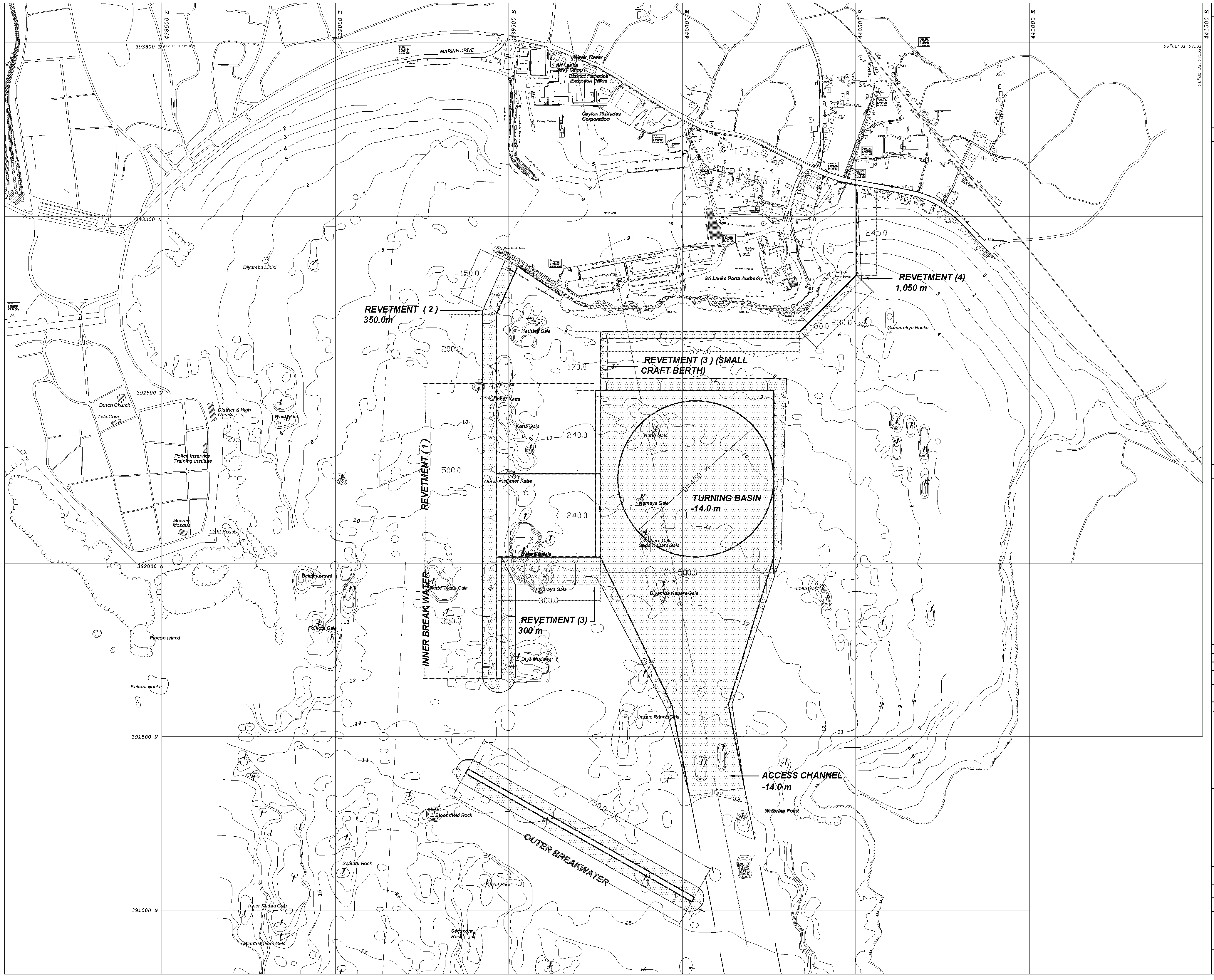 4132x3336 Port Development Project Galle Lanka Hydraulic Institute Limited