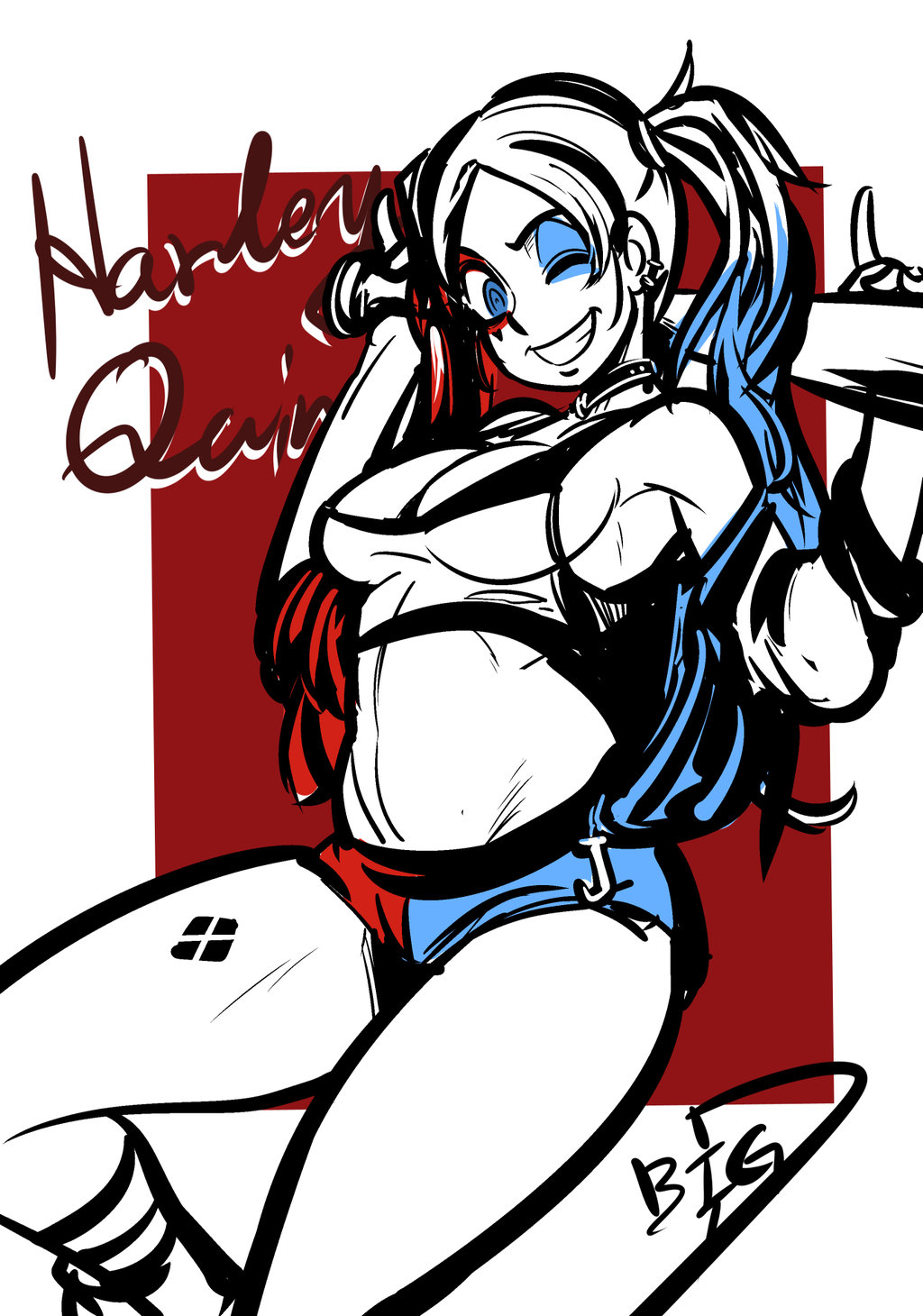 1024x1460 Harley Quinn Suicide Squad By Yubigd