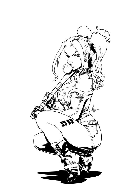 564x809 Harley Quinn Coloring Pages Unique Injustice Harley Quinn Coloring