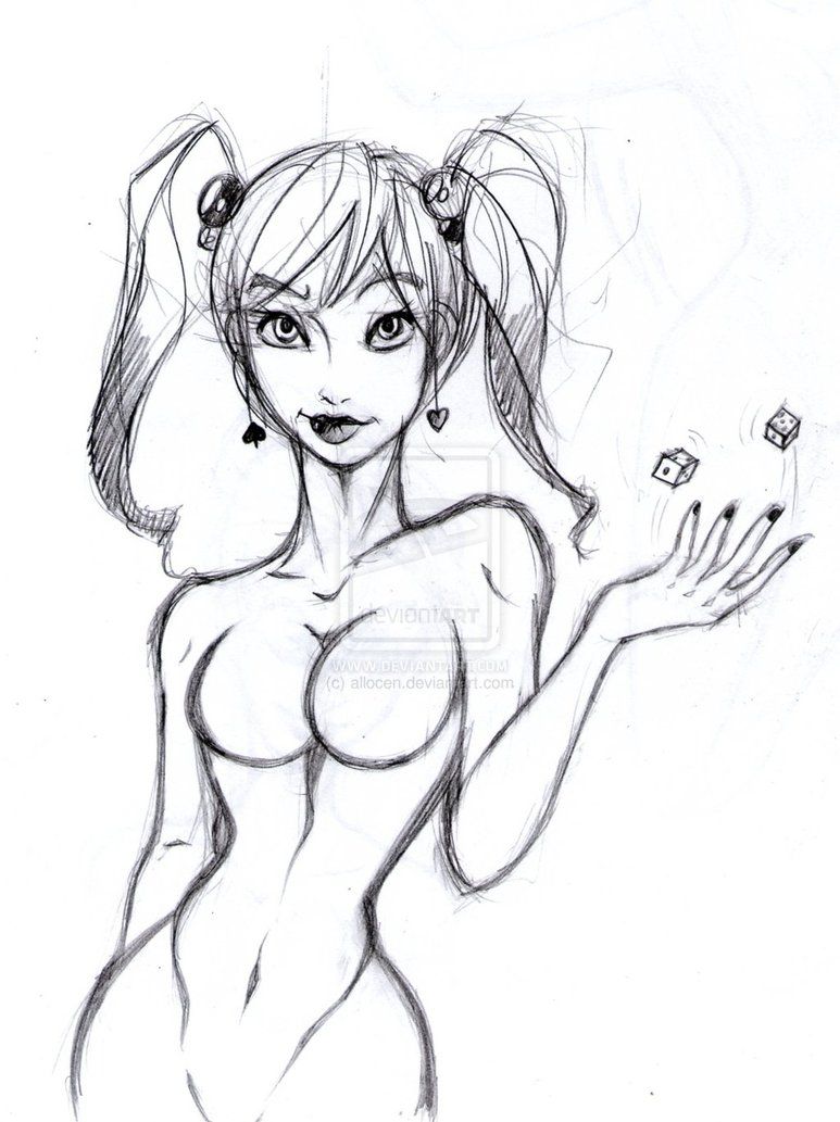 773x1033 Harley Quinn Drawing Injustice Harley Quinn Drawings Draw