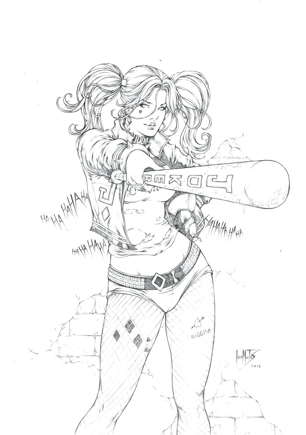 1024x1454 New Of Coloring Pages For Kids Print Online Rah Harley Quinn