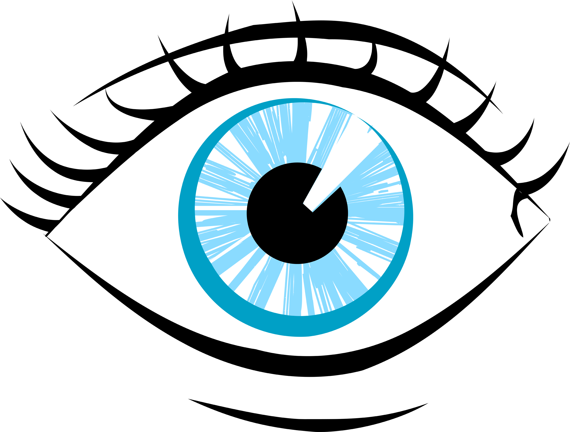 2400x1817 Collection Of Eye Line Drawing High Quality, Free Cliparts