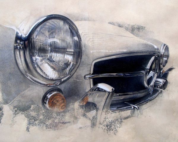 600x480 Car Headlight Features Looks Like Either Watercolour Or Paint