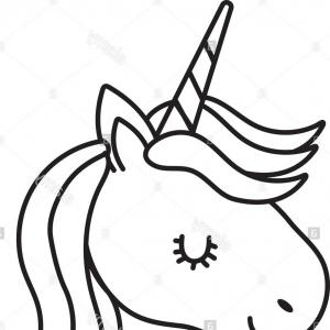 300x300 Photostock Vector Young Nice Girl With Long Hear In Unicorn Horn