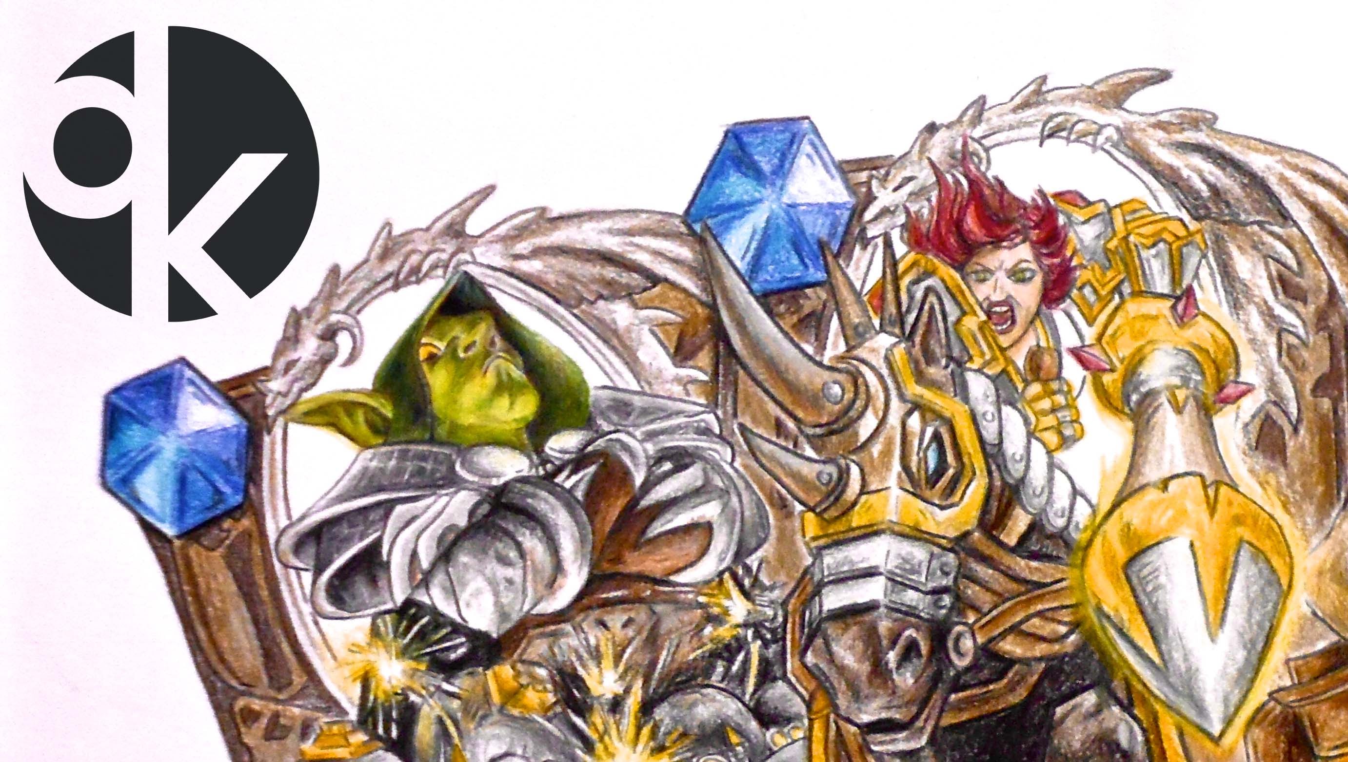 2764x1564 Hearthstone Speed Art Drawing