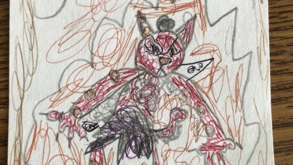 590x332 Nine Year Old's Drawing Turned Into Unofficial Hearthstone Card