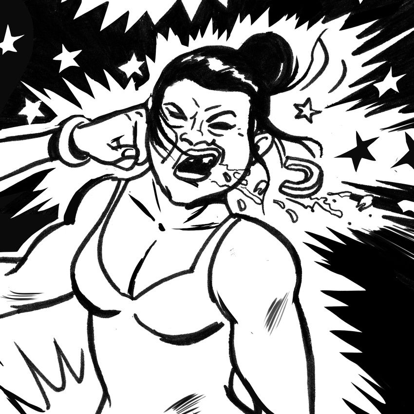 850x850 Heavy Ink Drawing