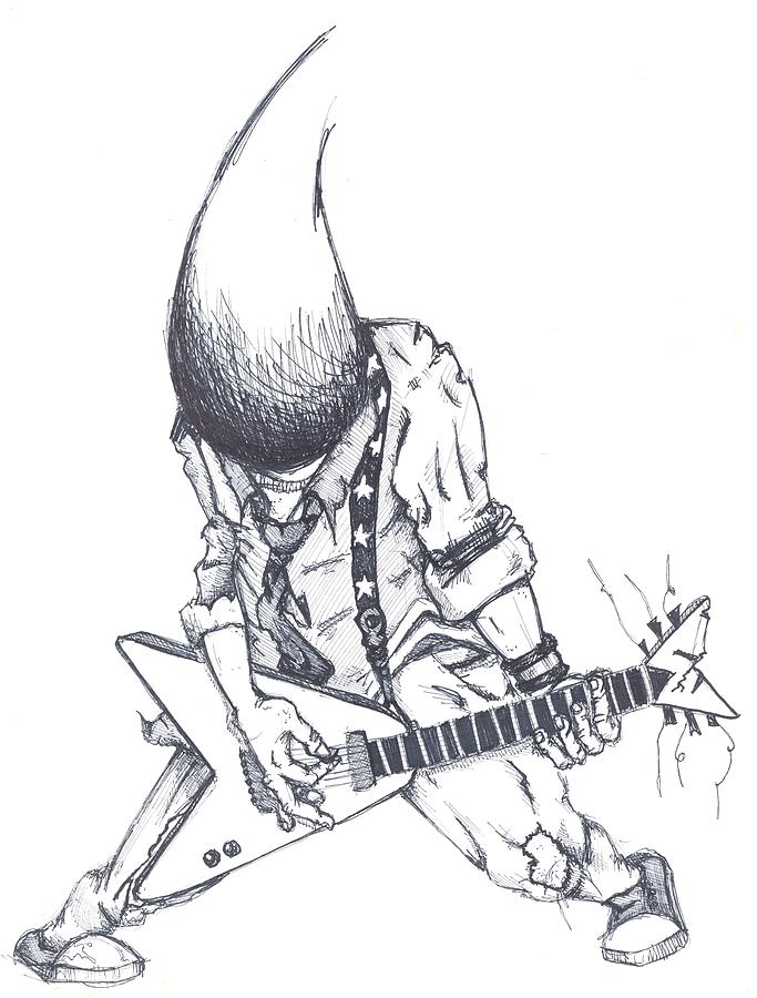 683x900 The Throes Of Perdition Drawing By Kevin Ball