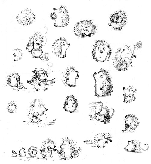 502x544 Best 79 Hedgehog Drawing Ideas On Hedgehogs, Hedgehog