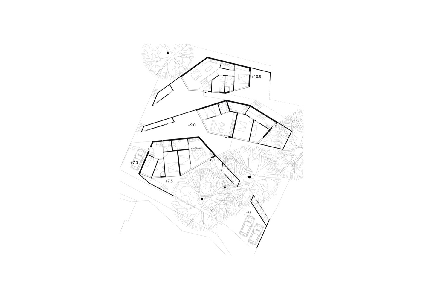 1415x1000 Gallery Of 3 Houses In Paradis Helen Amp Hard