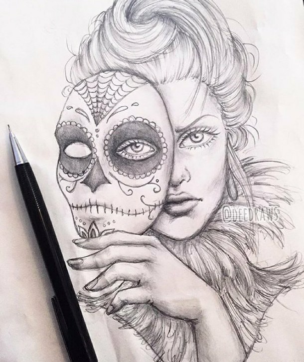 610x726 Art, Artist, Blackampwhite, Blue, Draw