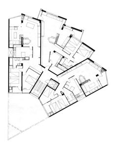 236x292 High Rise Residential Floor Plan