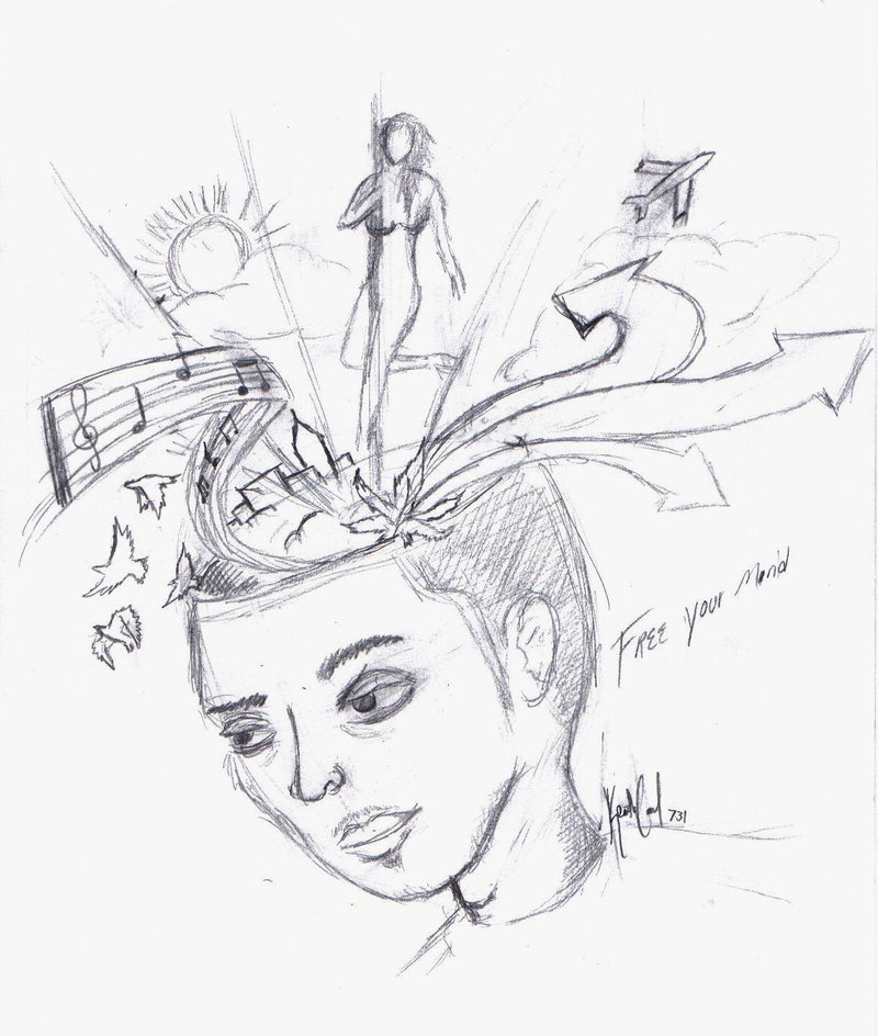 800x944 Free Your Mind Sketch By Skyhighrise
